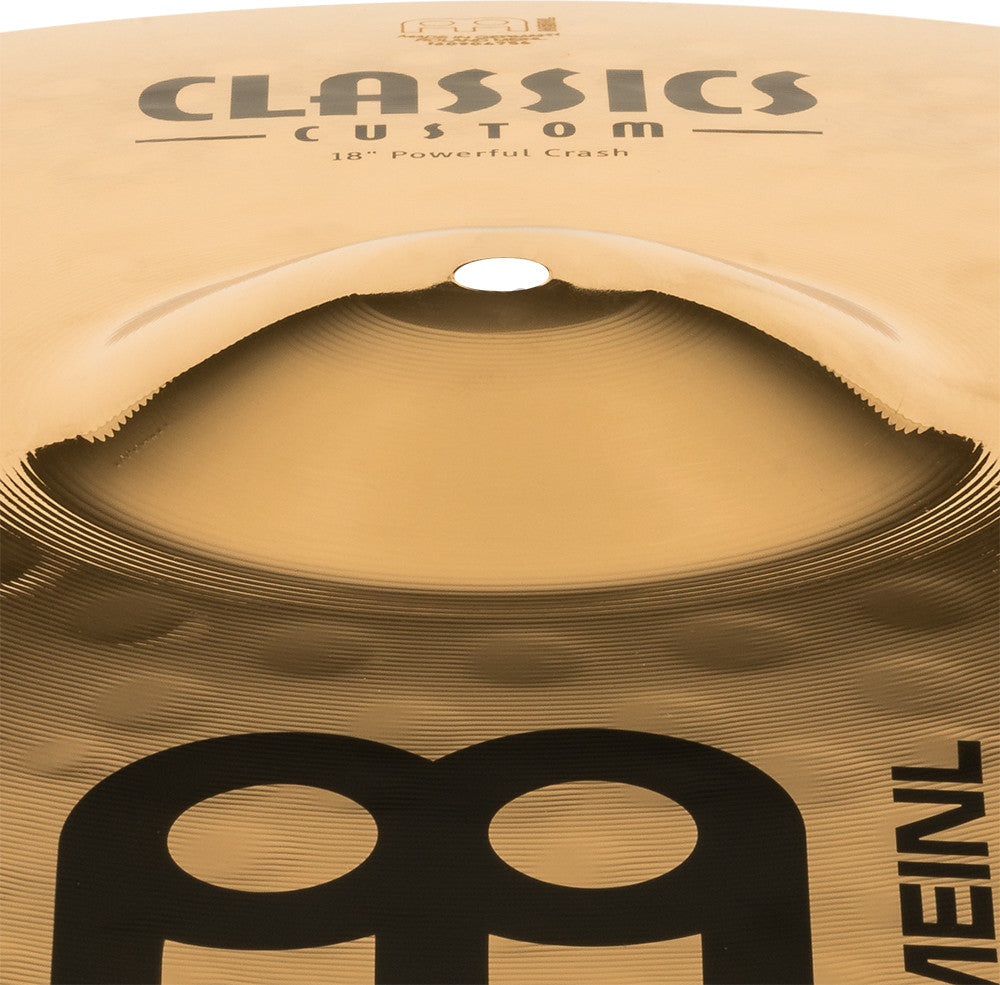 MEINL Cymbals Classics Custom Brilliant Powerful Crash - 18"