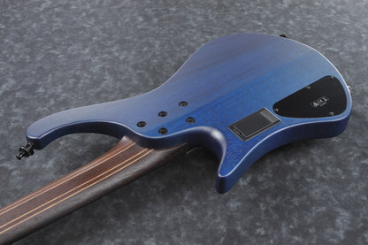 IBANEZ Bass Workshop EHB Electric Bass 5-String Multiscale - Pacific Blue Burst + Gig Bag PGPGB