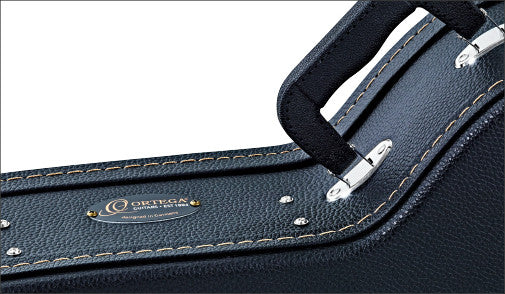 ORTEGA Economy Single-Cut-E-Guitar-Hardcase - Black