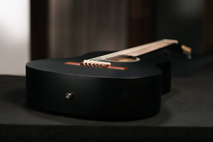 ORTEGA Student Series 4/4 Classic Guitar 6-String - Black
