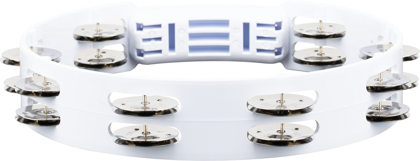 MEINL Percussion Headliner® Series Molded ABS Tambourine - 10" White