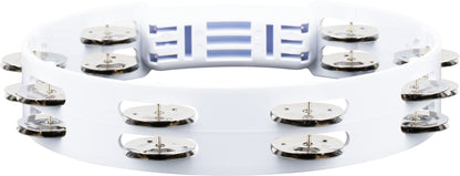 MEINL Percussion Headliner® Series Molded ABS Tambourine - 10" White