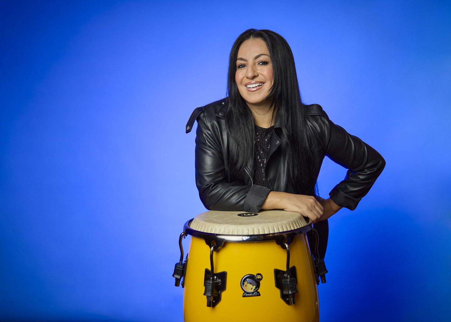 MEINL Percussion Artist Series Alexandra Alban Signature 11 3/4" Conga - Sunrise Yellow