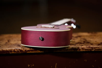 ORTEGA Earth Series Concert Ukulele 4 String - Raspberry Red