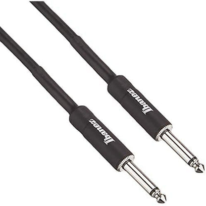 IBANEZ SI Serie (Standard) Instrumentenkabel -  - 2 gerade Stecker - Klinke - Klinke, Schwarz - 3,05 m / 10 ft