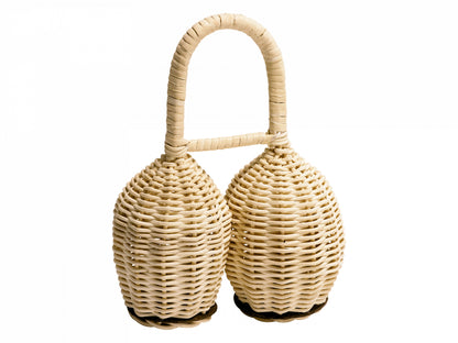 MEINL Percussion Double Shaker - Coconut Bottom