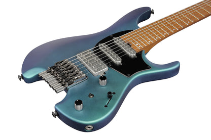 IBANEZ Quest Electric Guitar 7-String - Blue Chameleon Metallic Matte + Gig Bag
