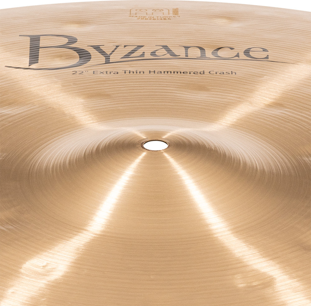 MEINL Cymbals Byzance Traditional Extra Thin Hammered Crash - 22"