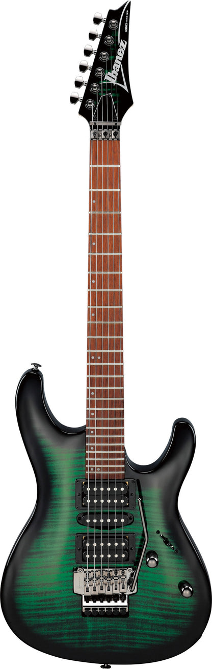 IBANEZ Kiko Loureiro Signature Electric Guitar 6-String - Transparent Emerald Burst