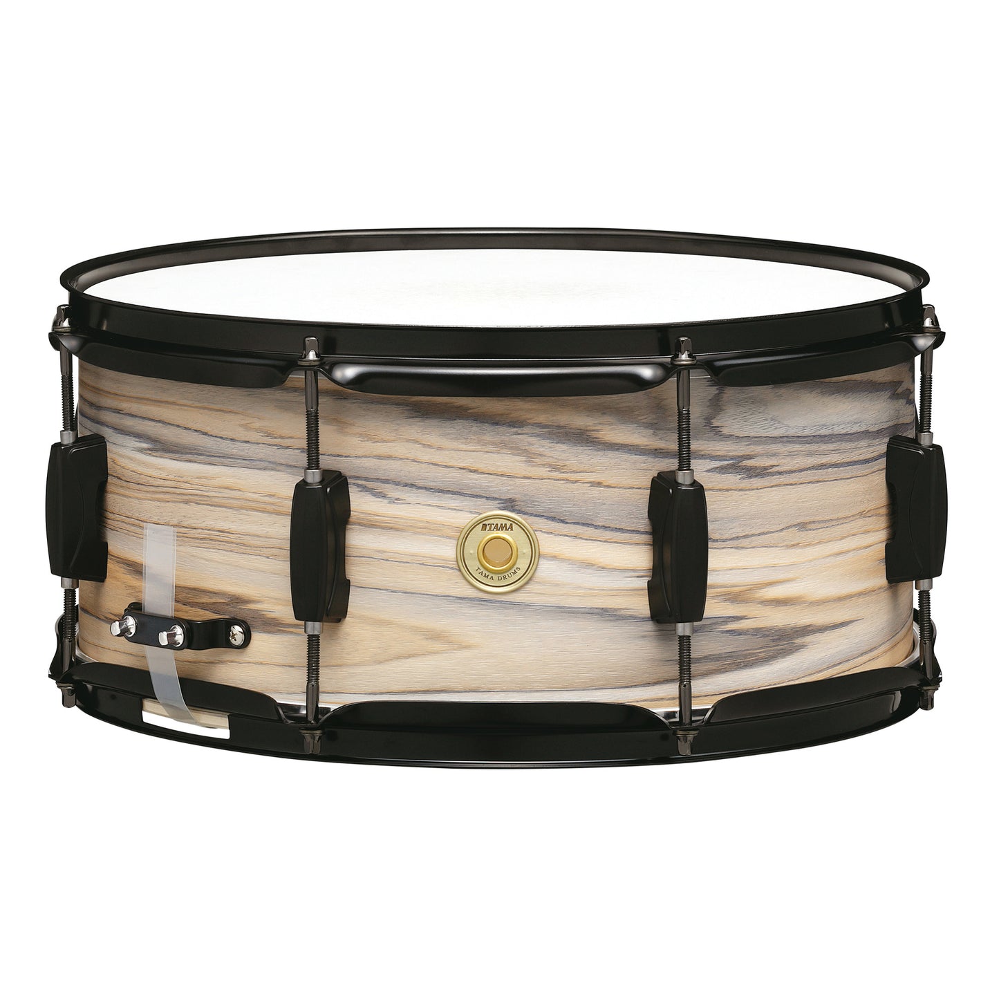 TAMA Woodworks Snaredrum 14" x 6,5" - Natural Zebrawood Wrap