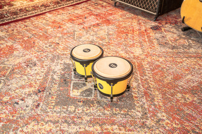 MEINL Percussion Journey Series Bongo 6 1/2" Macho & 7 1/2" Hembra - Illuminating Yellow