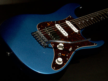 IBANEZ Prestige AZ E-Gitarre 6-String - Prussian Blue Metallic + Koffer