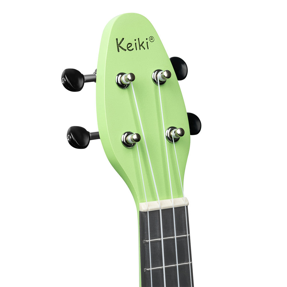 KEIKI K2 Serie Sopran Ukulele Set - Agathis / ABS Tomatillo