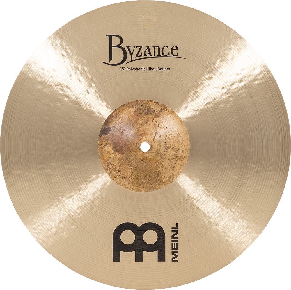 MEINL Cymbals Byzance Traditional Polyphonic HiHat - 15"