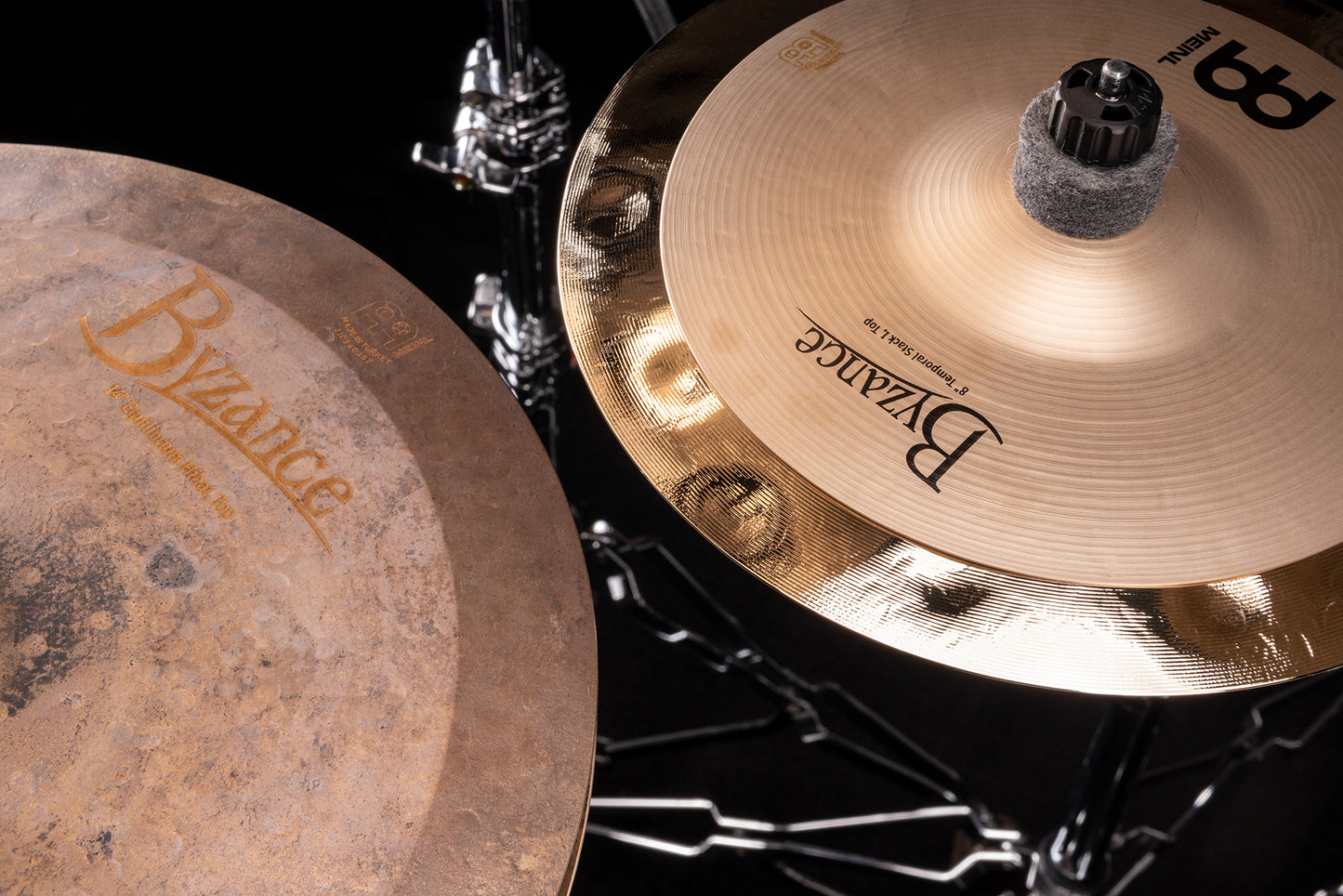 MEINL Cymbals Artist Concept Temporal 1 Stack - Matt Garstka -  8”/10”
