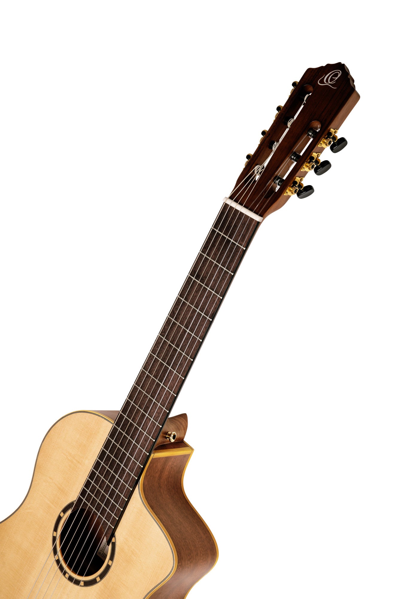 ORTEGA Family Series Pro Classical Guitar 7 String - Solid Spruce / Sapele Natural + Gig Bag