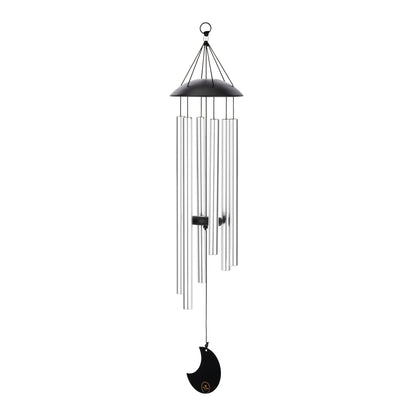 Meinl Sonic Energy Moon Meditation Chime 32"/80 cm - 432 Hz - Runder Bogendeckel/Silber