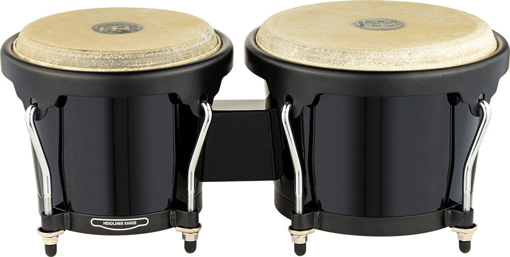 MEINL Percussion Headliner® Series Fiberglass Bongo 6 3/4" Macho & 8" Hembra - schwarz
