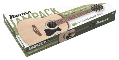IBANEZ Jam Pack Akustikgitarre 6-String 3/4 - Open Pore Natural + Gigbag & Accessories