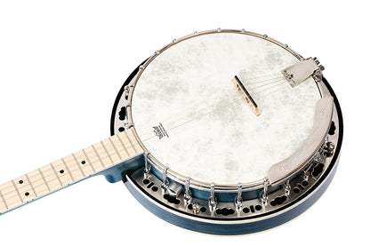 ORTEGA Falcon Series Banjo 5 String - Maple Blue + Bag