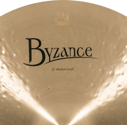MEINL Cymbals Byzance Traditional Medium Crash - 22"