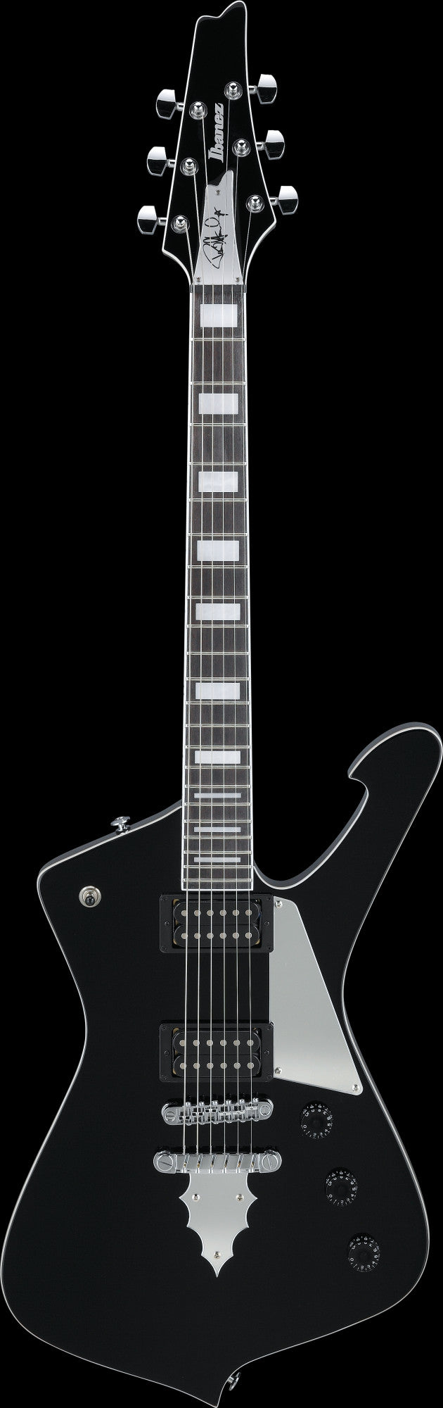 IBANEZ Paul Stanley "KISS" Signature Electric Guitar 6-String - Black + Gig Bag