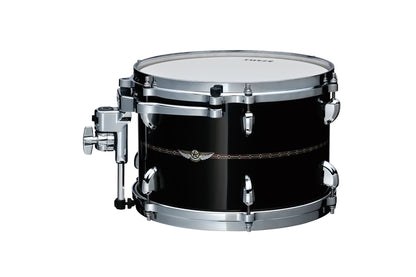 TAMA STAR Bubinga Rack Tom 12" x 8" - Piano Black/Chrom HW/mit Inlay (outside)