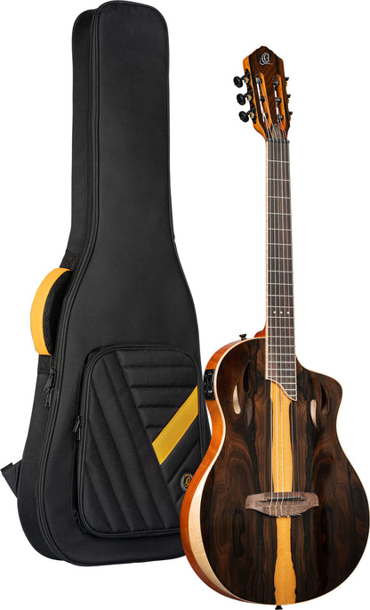 ORTEGA TourPlayer Series 4/4 size Nylon String Guitar 6-String + Pro Gig Bag