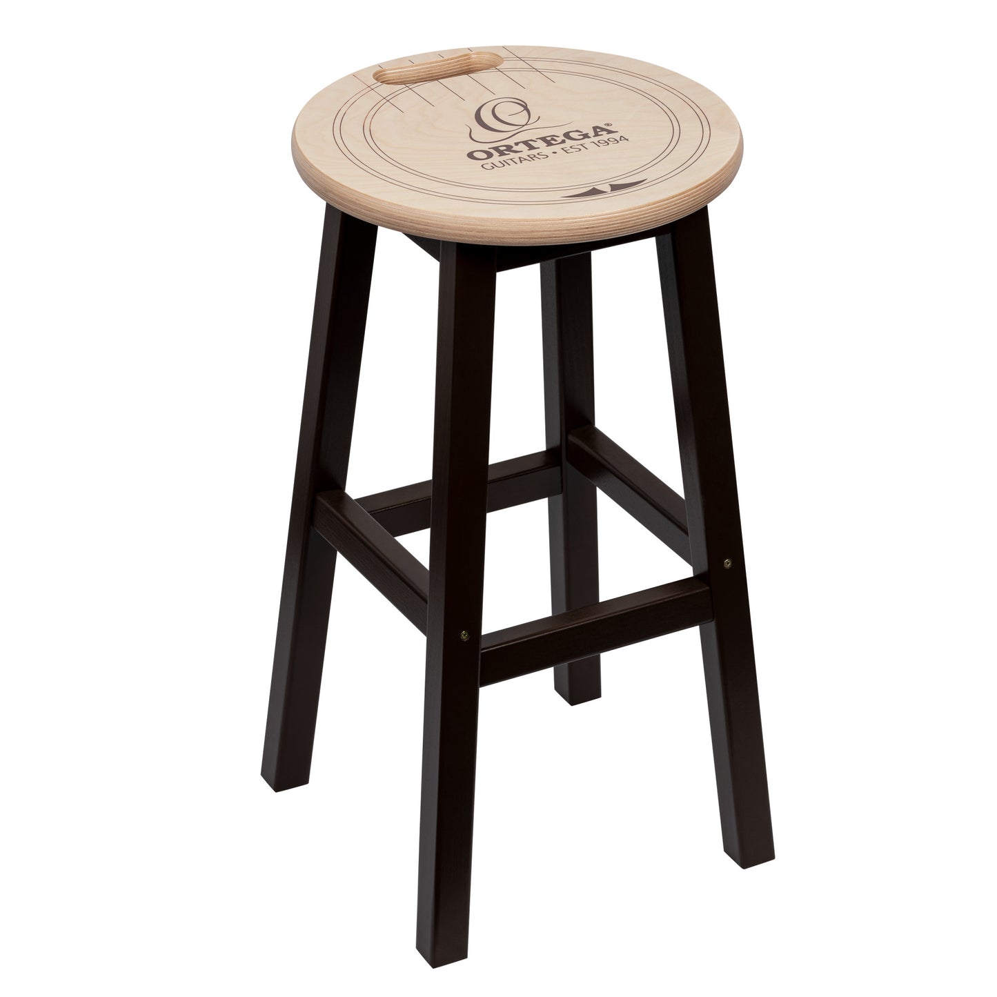 ORTEGA Wood-Bar-Stool 24"/61cm - Natural/Brown