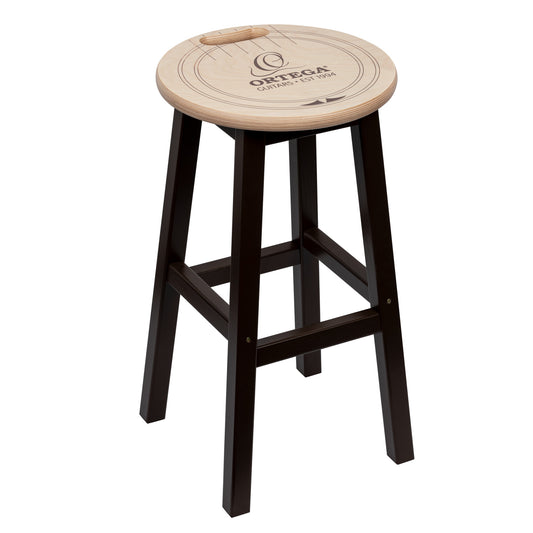 ORTEGA Wood-Bar-Stool 24"/61cm - Natural/Brown