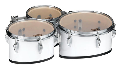 TAMA Starlight Marching Trio Tenor Drums 8" / 10" / 12" - Sugar White/Chrom HW