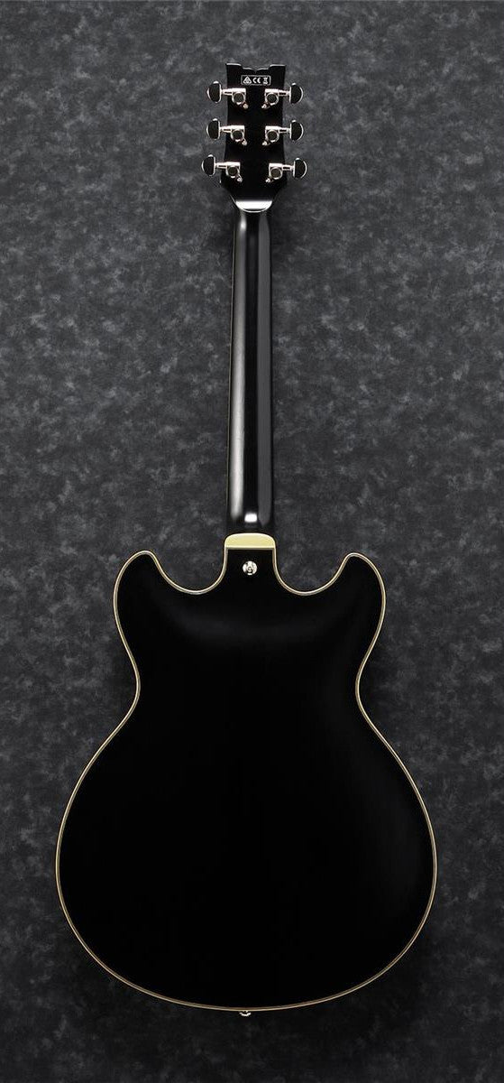 IBANEZ John Scofield Signature Hollowbody Gitarre 6-String - Black Low Gloss + Koffer MS100C
