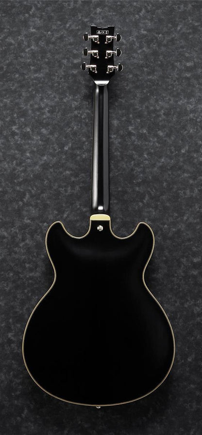 IBANEZ John Scofield Signature Hollowbody Gitarre 6-String - Black Low Gloss + Koffer MS100C