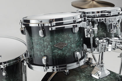 TAMA Starclassic Performer Shell Kit 4 teilig - Molten Steel Blue Burst/Chrom HW