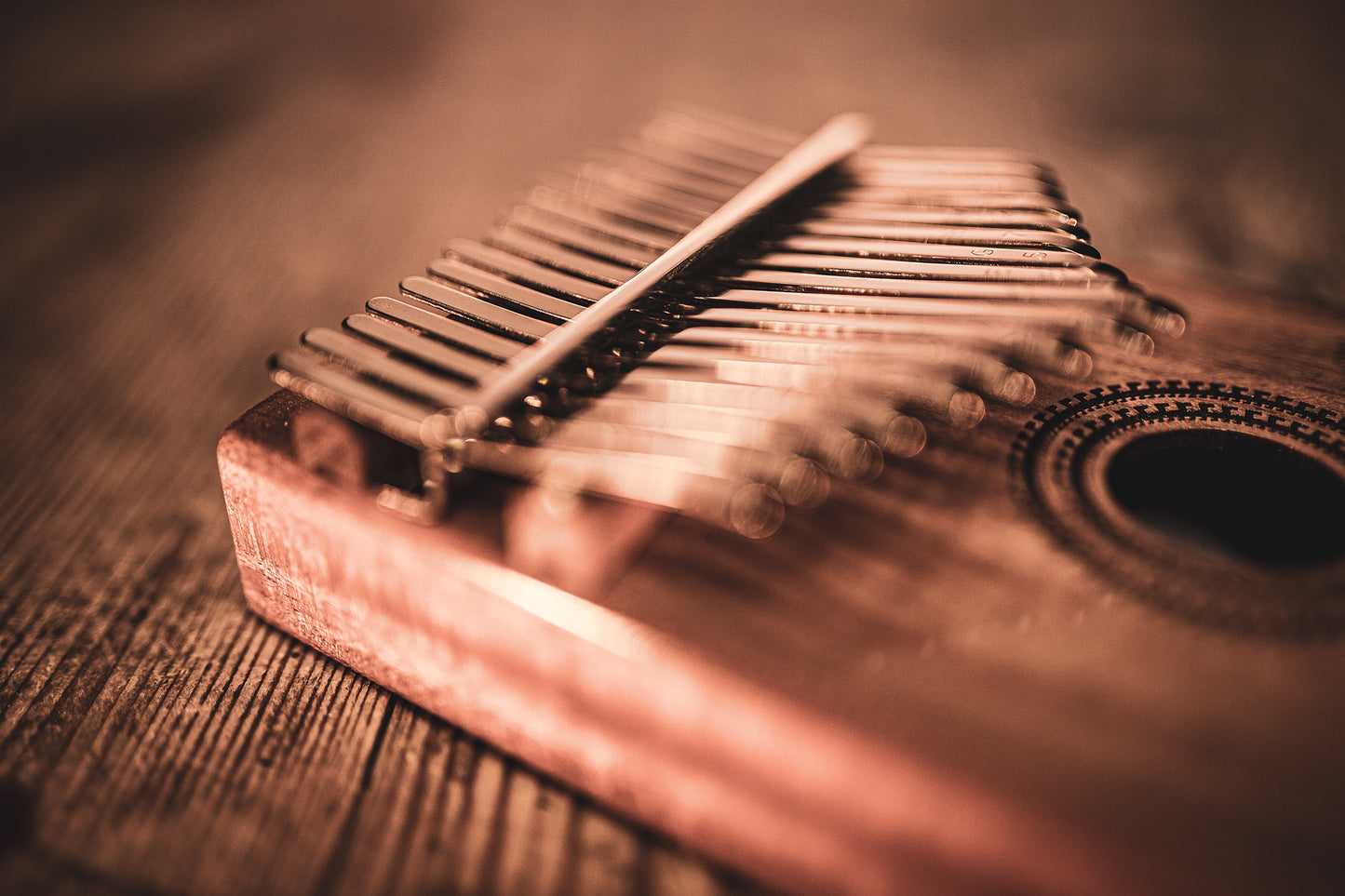 Meinl Sonic Energy Sound Hole Kalimba, 17 Töne, Akazie