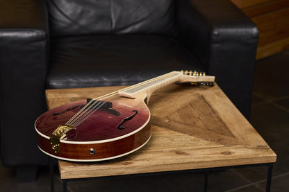 ORTEGA Americana Series A-Style Mandoline + Croco Leder Koffer