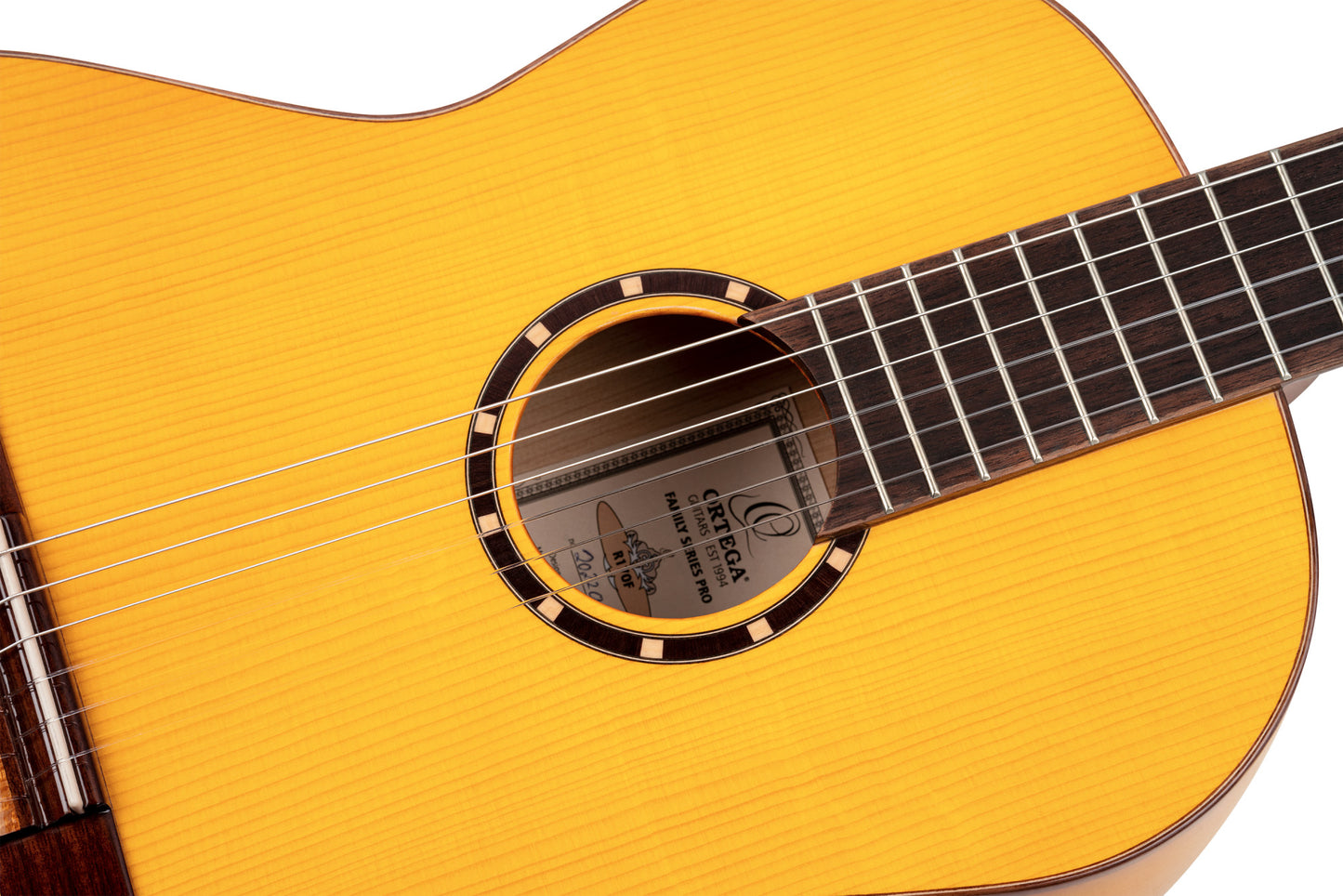 ORTEGA Family Series Pro 4/4 Classical Guitar 6 String - Solid North American Spruce + Gig Bag