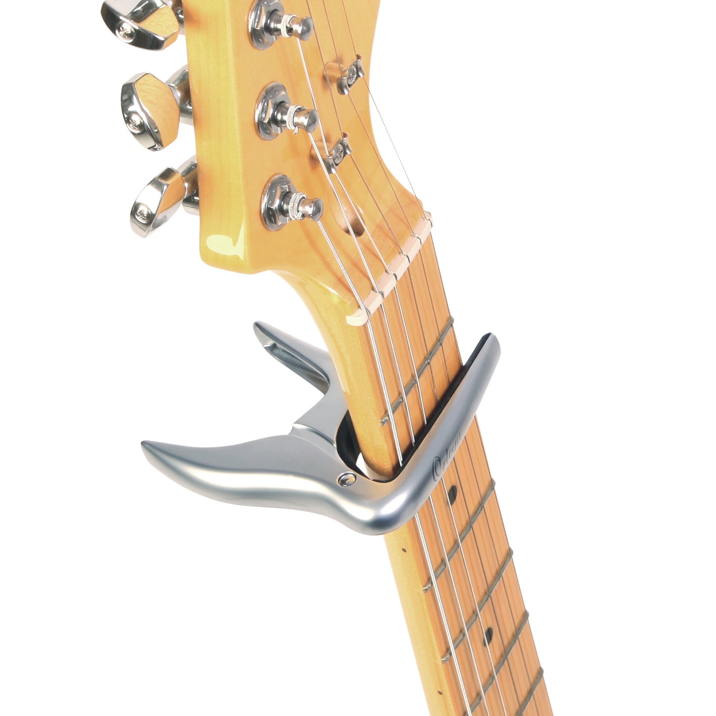ORTEGA Curved Guitar Capo - Chrome