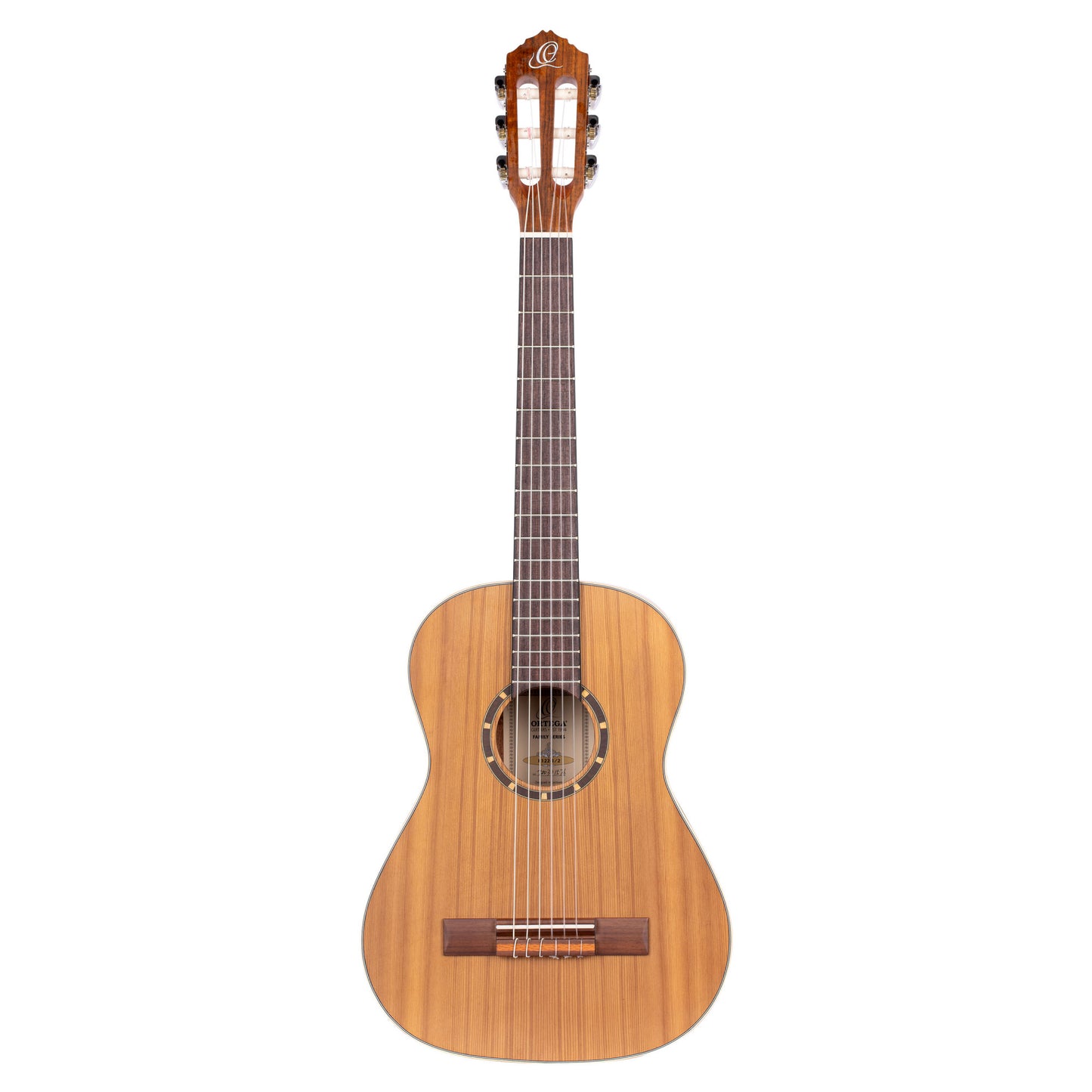 ORTEGA Family Series 1/2 Konzertgitarre 6 String - Zeder / Mahagoni Natur + Bag