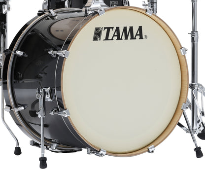 TAMA Superstar Classic Bass Drum 20" x 16" - Transparent Black Burst/Chrome HW