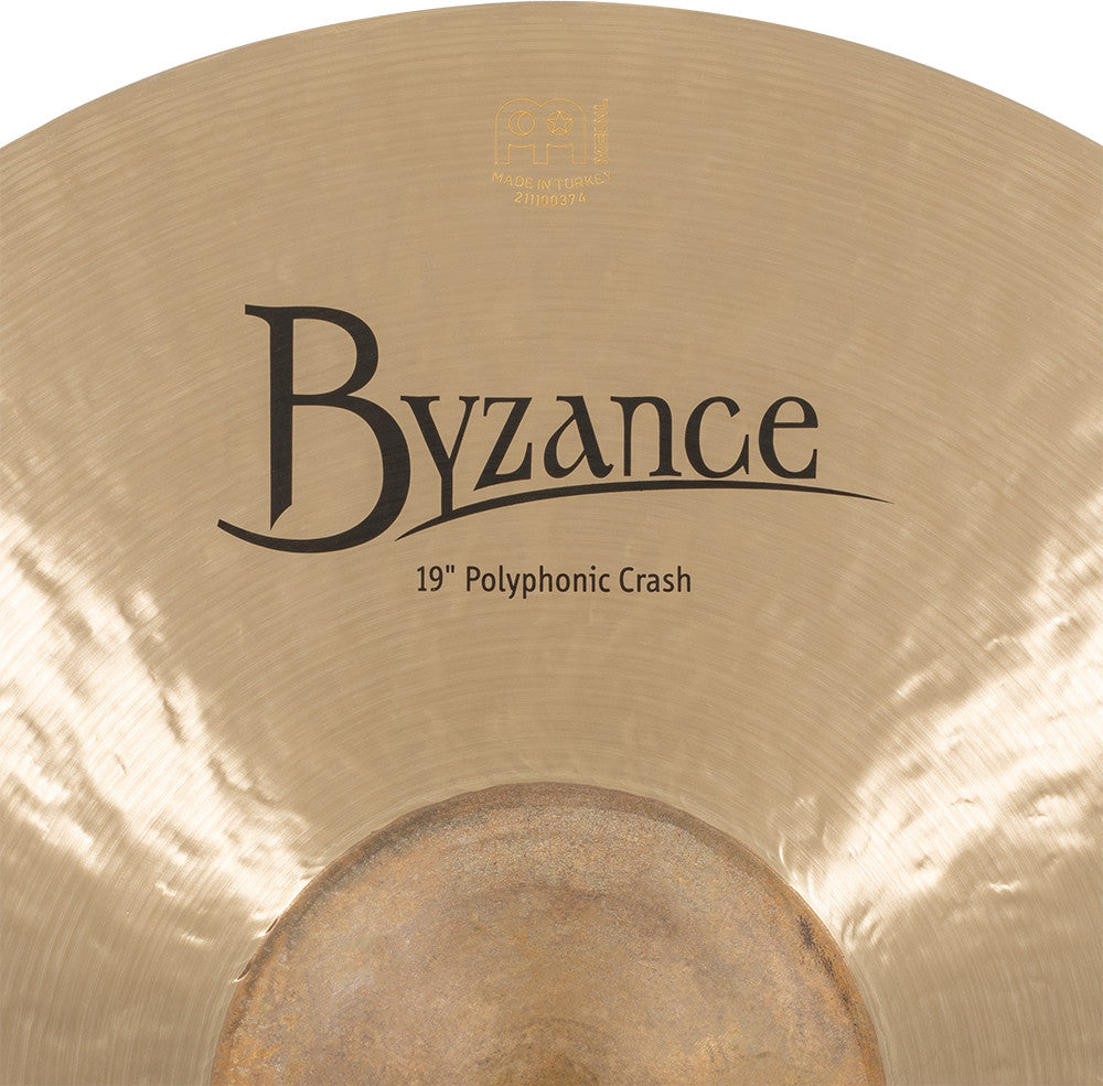 MEINL Cymbals Byzance Traditional Polyphonic Crash - 19"