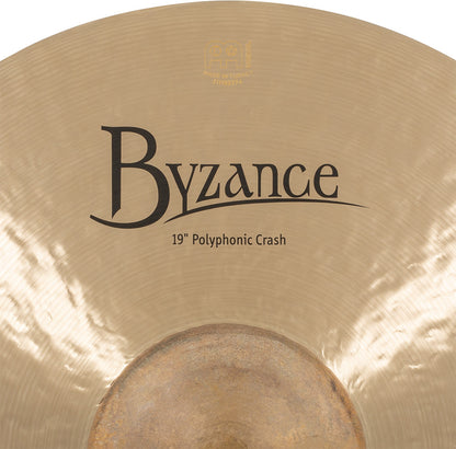 MEINL Cymbals Byzance Traditional Polyphonic Crash - 19"
