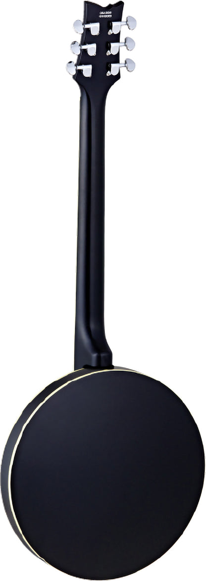 ORTEGA Raven Series Banjo 6 String - Mahogany Black + Bag
