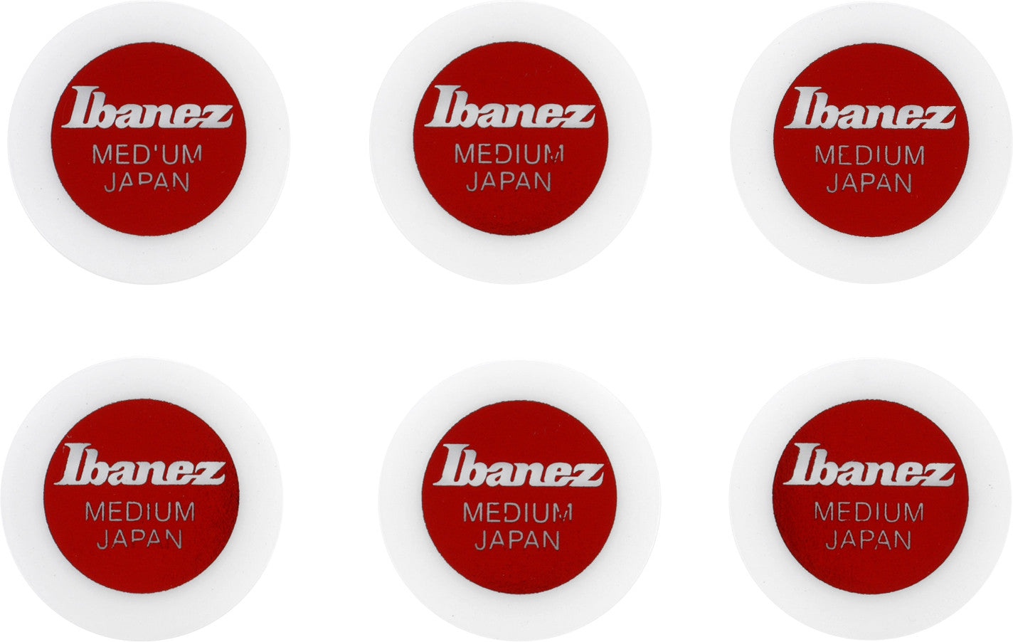 IBANEZ Round Picks - 6 pcs