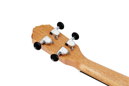 ORTEGA Timber Series Soprano Ukulele 4 String - Zebrawood Natural + Bag