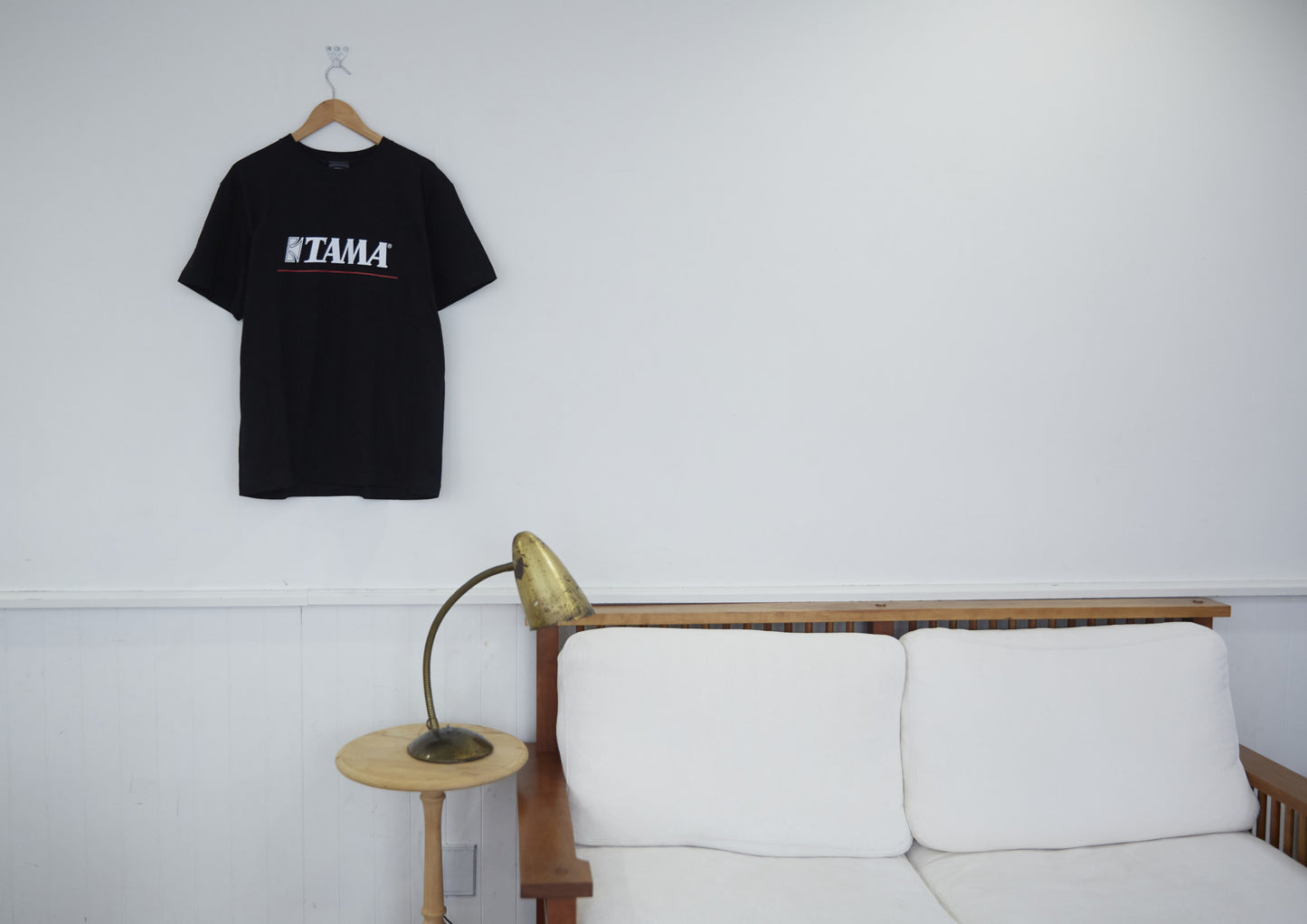 TAMA T-Shirt "Logo" - Red Line / black - M