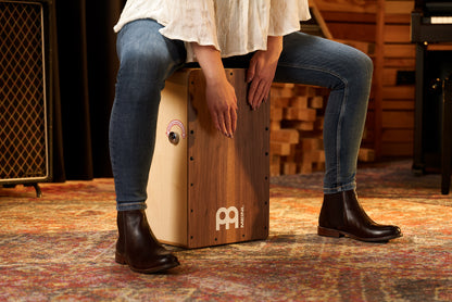 MEINL Percussion Snarecraft Professional Series Cajon 100 - Walnut