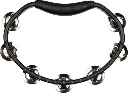 MEINL Percussion Headliner® Series Molded ABS Single-Row Tambourine - Black