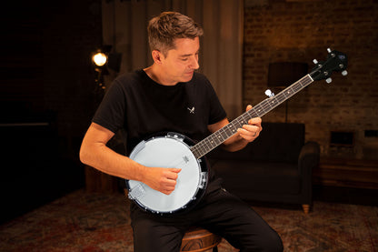 ORTEGA Americana Series Banjo 5 String - Mahogany Satin Whiskey Burst