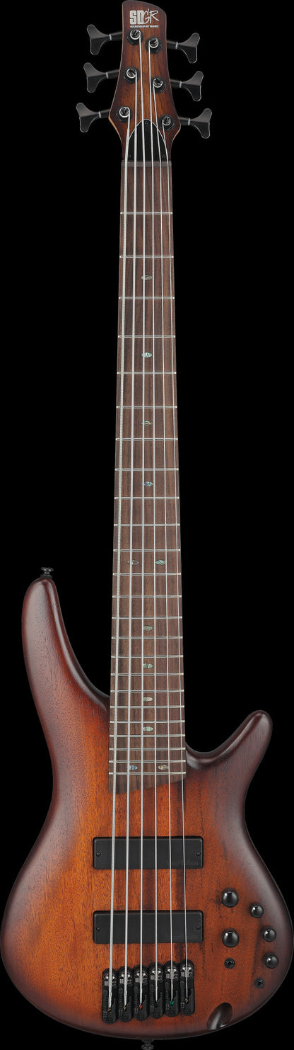 IBANEZ SR E-Bass 6-String - Mahogany Brown Burst Low Gloss